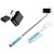 Combo of BW Selfie Stick and OTG Adopter for Smartphones (Assorted Colors)