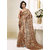 Swaron Brown Silk Printed Saree With Blouse