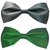 Sunshopping men's grey and green neck bow tie (Pack of two)