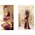 The Woman Taxfeb Classic Sparkle Silk Stylist Maroon-Golden Sarees for Girls  Woman
