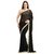 The BrandStand Black Georgette Plain Saree With Blouse