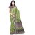 Meia Green Crepe Printed Saree With Blouse