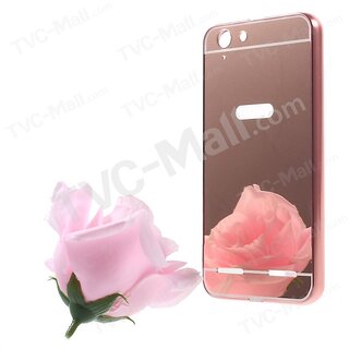                       Aluminum Metal Bumper with PC Mirror Back Cover For Lenovo Vibe K5 plus                                              