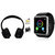 LIO_1191B_GT08 Smart watch and 991 C bluetooth headset compatible for LG g stylo( Smart Watch with camera|| smart watch with memory card, sim card|| bluetooth headset)