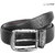 SPAIROW  Men'S  Reversible Black/Brown Leather  Belts  (CH-040102R)