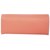 Aliado Faux Leather Peach Coloured Magnetic Snap Fold Over Clutch