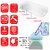 Hupshy Redmi 4A Tempered Glass Screen Protector Edge to Edge Fit 9H Hardness Bubble Free Anti-Scratch Crystal Clarity 2.5D Curved Screen Guard for Redmi 4A White