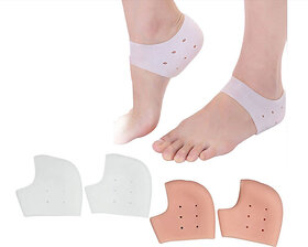 Silicone gel Heel socks moisturizing for cracked foot skin protector 40gms1 pair