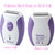 2in1 Chargeable Waterproof Epilator Shaver Trimmer Razor Full Body Hair Remover With Double Side Blade For Women Lady