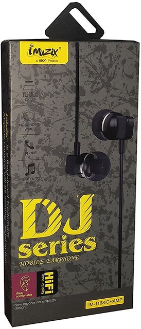 Buy UBON DJ Series IM 1168 Champ Earphone With Min White Online