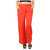 Pixie Formal Rayon Palazzo Pant / Trouser in Combo for Women with 2 Side Pocket (Pack of 1) - Orange