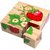 SHRIBOSSJI Colorful Wooden Block Picture Puzzle for Toddlers and Small Children (Fruit Theme) (9 Pieces)