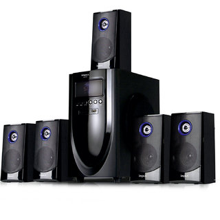 Impex Mesto 5.1 Bluetooth Home Audio Speaker Black, 5.1 Channel