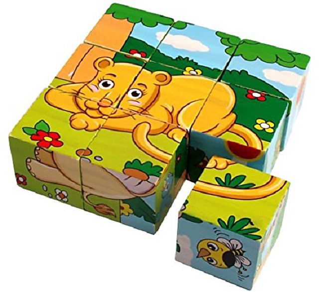 wooden block puzzles for toddlers
