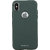 Stuffcool Soft Flexible TPU Armour Back Case Cover for iPhone X - Green