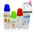 Combo Set of 4 Baby Feeding Bottle 150ml Plain, 150ml Round Plain, 250ml  Print and 250ml Spoon Feeding Bottle