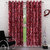 Geo Nature Polyster Eyelet Door Curtain Set Of 2(5F-007)
