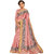 Rachna Pink Art Silk Plain Saree With Blouse(SilkkenDobara1604)