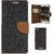 Mercury Diary Wallet Style FlIP Cover Case For Redmi Note 5 PRO (BLACK BROWN)