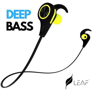 Leaf ear wireless bluetooth 4.1 sweatproof sports jogger earphones outlet