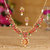 Sukkhi Classy Lakshmi Gold Plated Peacock Necklace Set For Women