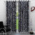 Geo Nature Polyster Eyelet Door Curtain Set Of 2(9F-024)