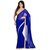 blue marble border saree with blouse piece  bluemoti