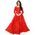 Fabrica shoppers designer Red BANGLORY SATIN silk Anarkali suit