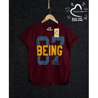 being human printed t shirt