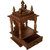 JP Arts Multicolor Embossed Painted Wooden Temple