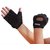 1 Pair Women Men Sport Cycling Fitness Gloves GYM Workout Exercise Half Finger Gloves - Black Grey - Medium