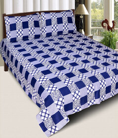 3D DOUBLE BEDSHEET WITH 2 PILLOW COVERS