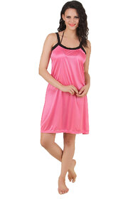 Fasense satin sexy nightwear sleepwear sleeveless short nighty for women DP146