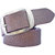 Sunshopping mens black and brown leatherite needle pin point buckle belt combo with white socks (Pack of three)
