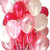 Kraft Zine Collection of Metallic Balloons Red, Pink and White Colour with HD Quality for BirthdayCorporate  All Events (Pack of  50 Pieces)