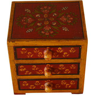 Buy Jp Arts Multicolor Wooden 3 Drawer Chest Online Get 33 Off