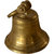 JP Arts Golden Color Brass Vintage Temple Bell