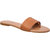 Flora Comfort Beige Flat Sandal For Women
