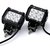 Autosky 6 LED CREED SPOT LIGHT BAR FOG DRIVING AUXILIARY LAMP 18W 1800LM 2 pcs
