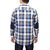KACLFS1198 - Kuons Avenue Men's Beige Olive Blue Indigo Checks Cotton Long Sleeve Casual Party Shirt with Elbow Patch