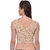 Hothy Women's Beige Bralette Padded Blouse (Removel Pads)