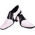 Bb Laa Black-White Comfortable-Stylish Men's Slip-on Formal Shoes