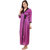 Fasense Women Satin Nightwear Sleepwear Long Wrap Gown DP165 (1 wrap gown)