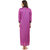 Fasense Women Satin Nightwear Sleepwear Long Wrap Gown DP165 (1 wrap gown)