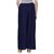 Evection Trendy Rayon Cotton Palazzo Pant Set of 2 - Beige   Navy Blue