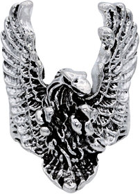 Memoir Oxidised Antique finish Brass, Flying Falxon, American state symbol, design, Finger ring Men stylish Latest fashion