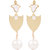 Beautiful Gold with Pearls Hanging Earring