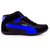 Aadi Men's Blue Lace-Up Smart Casual Fabric Shoes