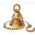 Susajjit Brass Made Hanging Tample Bell In Antique Yellow Finish