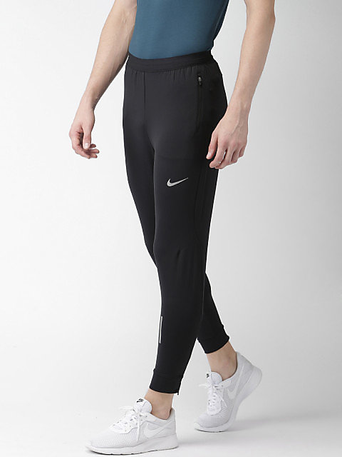 Buy Nike Black Lycra Track pants Dry fit Online 2795 from